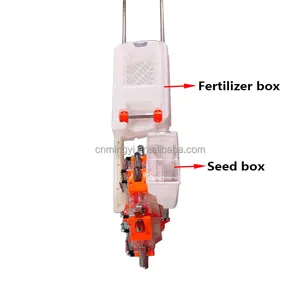 Wholesale small manual hand push seed seeding machine push type seeder with fertilizer