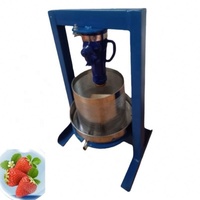 Presse à froid manuelle pour la production de vin de raisin et de jus de pomme