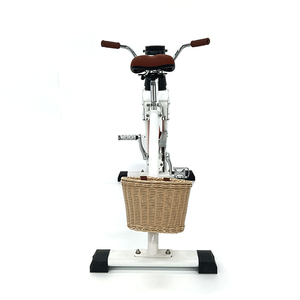 Exi thương mại Máy ép trái cây máy xay sinh tố máy xe đạp cô gái Kid White & Blue Cruiser Smoothie Xe đạp cho trẻ em - Product Image 3
