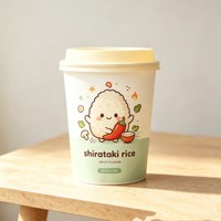 Wholesale Factory Instant Cup Shirataki Rice Meal Replacement Konjac Dried Rice Ready to Eat