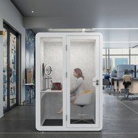 Cabine de bureau préfabriquée insonorisée, Pod de réunion, Cabine de confidentialité, Pod de bureau portable, Pod acoustique, Cabine téléphonique de bureau