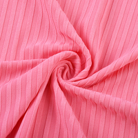 Tela de Punto de Poliéster y Spandex de 300 g/m², Transpirable, Elástica, Personalizable al por Mayor, para Niños y Niñas