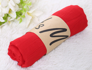 Écharpe en soie monochrome de couleur bonbon, nouvelle écharpe en coton et lin de couleur unie pour femmes, foulard - Product Image 6