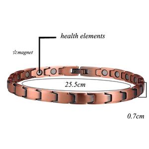Braccialetto Magnetico Vintage in Rame Puro al 99,99% per Donna, Terapia Magnetica, Migliora il Sonno, Fornitura all'Ingrosso per Anniversari - Product Image 2