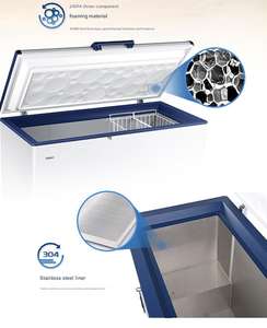 Congélateur commercial et domestique <span class=keywords><strong>Haier</strong></span> à très basse température -70 degrés, électrique, capacité de 1028 L, double porte, contrôlé par application - Product Image 3