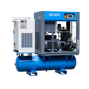 China Manufacturer 4 in 1 Silent 20 15 KW Industrial Rotary <b>Screw</b> for Fiber Laser Machine - Product Image 3