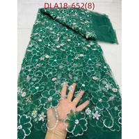 Belle perle perles broderie paillettes dentelle tissus haute qualité nouveau Design robe de soirée de mariage matériel
