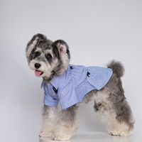 Manteaux et vestes légers pour chiens en fibre acrylique respirante et écologique, imprimé gingham, printemps/été, pour Poodles, Terriers, Bichons
