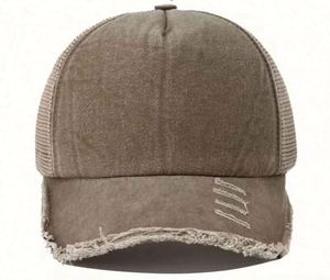 Wholesale Custom Distressed Baseball Cap Vintage Washed Cotton Trucker <b>Hat</b> <b>for</b> Men Women 3D Embroidery Summer Outdoor Applicable - Product Image 6