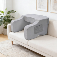Repose-bras en mousse à mémoire de forme extra large de haute qualité pour ordinateur portable, lecture et jeux, avec poches, fabriqué en usine OEM