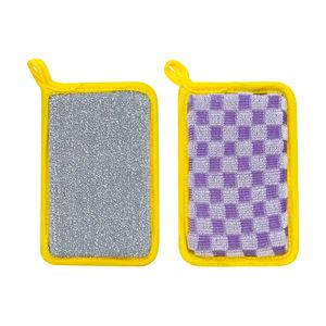 Éponge en cellulose robuste avec couche en microfibre douce, éponge de nettoyage multi-usages pour la cuisine <span class=keywords><strong>et</strong></span> le ménage - Product Image 5