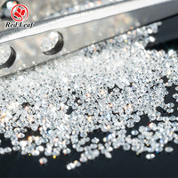 Redleaf Küçük Boy HPHT Laboratuvarında Yetiştirilmiş Mele Elmas 0.8mm - 4mm Yuvarlak Brilyant DEF VVS VS Gevşek Sentetik Elmas