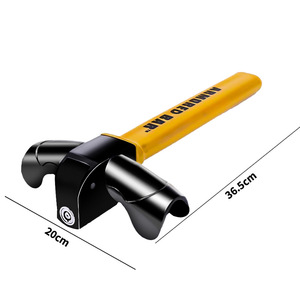 T Shaped Steering <b>Wheel</b> <b>Lock</b> Yellow Chrome Plated Iron Anti Drill Anti Pry Car Security <b>Lock</b> For Steering <b>Wheel</b> - Product Image 4