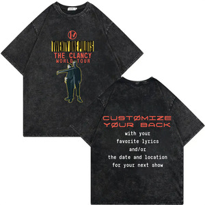 T-shirt dei <span class=keywords><strong>Twenty</strong></span> <span class=keywords><strong>One</strong></span> Pilots Rock Band, il concerto del Clancy World Tour - Product Image 2