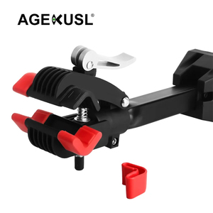 AGEKUSL Support mural intérieur pour vélo Support en acier et aluminium pour vélo de route MTB 26x9.5x14cm Support de stationnement pour vélo - Product Image 5