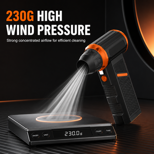 Ventilateur Turbo Haute Vitesse 4 Niveaux de Vitesse Rechargeable 7500mAh Ventilateur Portatif Puissant pour Nettoyage Gonflage Utilisation Extérieure - Product Image 6