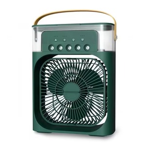 Ventilateur portable USB à brume d'eau, 3 vitesses, refroidisseur évaporatif, humidificateur, ventilateur de bureau avec lumière pour le bureau et la maison - Product Image 4
