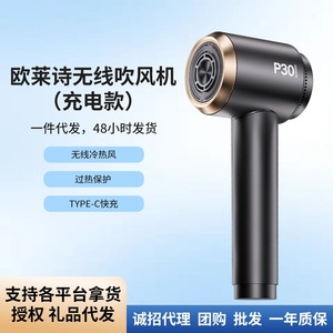 P30 Portable Wireless Hair Dryer With Concentrator And Diffuser Nozzles Compact Design For Travel Use - Product Image 3