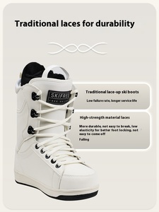Chaussures de <span class=keywords><strong>ski</strong></span> de snowboard Freestyle pour hommes et femmes-Imperméable léger résistant au froid Sangle d'échauffement rapide pour le snowboard d'hiver - Product Image 3