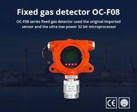 Détecteur de gaz fixe OC-F08, moniteur d'odeurs, sortie relais 4-20mA RS485, Exd II CT6 IP66, télécommande infrarouge, intégration PLC DCS