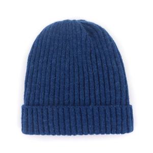 Gorro de punto cálido de Color sólido <span class=keywords><strong>con</strong></span> logotipo bordado personalizado a la moda - Product Image 4