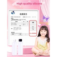 Kit de fabrication de jouets anti-stress en forme de patte de chat en silicone pour enfants de 5 à 7 ans, unisexe, jouets à presser faits à la main