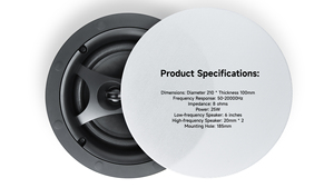 Ổ cắm nhà máy: Thiết lập loa Trần 8 kênh cho rạp hát tại nhà-gói hệ thống ngâm âm thanh thuần P8 - Product Image 6