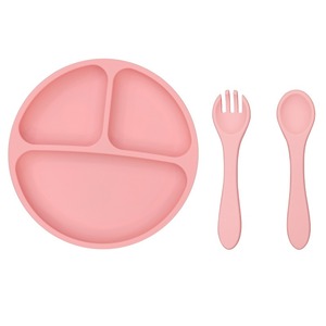 <span class=keywords><strong>Assiette</strong></span> à dîner personnalisée en silicone sans BPA pour enfants Compartiment divisé pour le dîner des tout-petits avec fonction d'aspiration <span class=keywords><strong>collante</strong></span> pour l'alimentation de bébé - Product Image 2