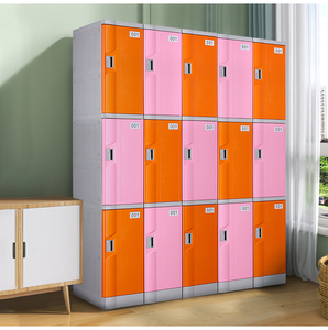 Promotion : Armoire de rangement moderne et durable en plastique ABS pour 6 personnes, étanche, idéale pour écoles, gymnases, bibliothèques et mobilier de plage - Product Image 5