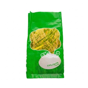 Saco de Arroz Tejido Cuadrado Personalizado de 25, 49, 50 Kilos, Saco Tejido de Polipropileno Laminado Bopp para Envasado de Granos Agrícolas y Trigo - Product Image 1