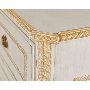 Cómoda Estilo Rústico Francés con Acabado Retro, <span class=keywords><strong>Madera</strong></span> de Abedul, 3 Cajones, Diseño Independiente, Ecológica y Duradera, para Dormitorio - Product Image 3