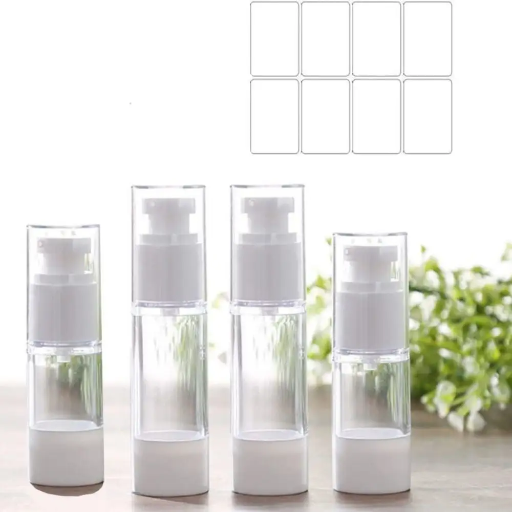 5ml 10ml 15ml nhựa không có không khí chân không chai, 5ml 10ml 15ml mini du lịch không có không khí nước hoa phun chai không có không khí Lotion bơm chai