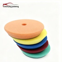 Tampon de polissage en mousse durable de 5 pouces pour le detailing automobile et le polissage intensif