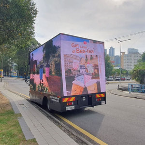 Aliビデオディスプレイ機能屋外Ledデジタルビルボード用広告用トラック、ADsバン - Product Image 2