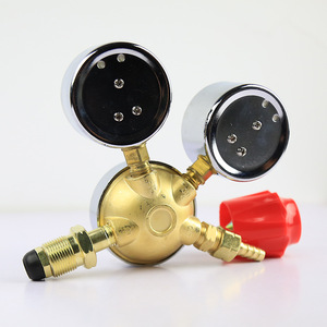 Régulateur de pression de propylène Yqbx 213 0,25 4 en laiton monophasé avec manomètre pour propylène - Product Image 2