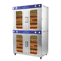 64 Bakjes Commerciële RVS Voedseldehydrator Droogmachine voor Voedselverwerking Mango's Fruit Groenten