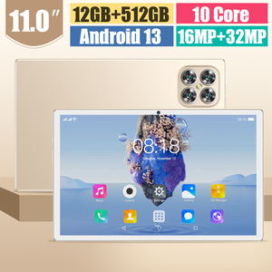 Прямая поставка с фабрики 11 дюймов HD 5G <span class=keywords><strong>Dual</strong></span> Sim Business Android 13 Tablet PC Touch портативный ноутбук 12GB клавиатура памяти мышь в комплекте - Product Image 3