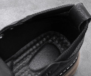 Zapatillas Deportivas de Moda Personalizadas al por Mayor, de Microfibra Negra, Transpirables, Antideslizantes, Duraderas, Estilo Urbano, de Caña Alta, Casuales, para Hombre - Product Image 5