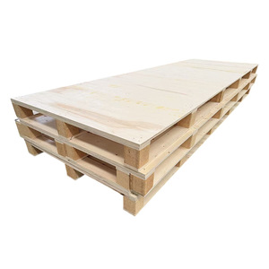 Plywood pallets, fumigation-free, customs transport, wooden pallets, four-way forklift access, warehouse forklift compatible, - Product Image 4