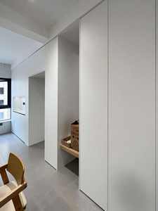 Mueble Zapatero Moderno Personalizado de MDF con Luz LED, Mueble de Madera para Interiores y Exteriores para Sala de Estar, Dormitorio, Entrada - Product Image 5