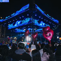 Écran LED portable Pushun en aluminium moulé sous pression 500x500mm 500x1000mm pour événements, publicité intérieure/extérieure, location, 4K, étanche IP65