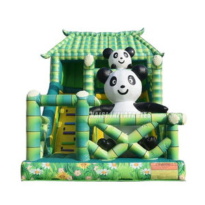 Toboggan gonflable Panda à prix abordable, château gonflable animaux de la savane, toboggan sauteur de qualité commerciale, trampoline gonflable, jeux Fun City - Product Image 2