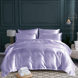 Ensemble <span class=keywords><strong>de</strong></span> linge <span class=keywords><strong>de</strong></span> lit en <span class=keywords><strong>satin</strong></span> personnalisé <span class=keywords><strong>housse</strong></span> <span class=keywords><strong>de</strong></span> <span class=keywords><strong>couette</strong></span> <span class=keywords><strong>de</strong></span> luxe pour lit double rouge vin avec fermeture à glissière - Product Image 2