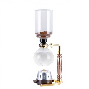 Cafetera Profesional Moderna para Café Frío, Cafetera de Sifón de Vidrio para Mesa con Quemador de Alcohol, Cafetera al Vacío - Product Image 2