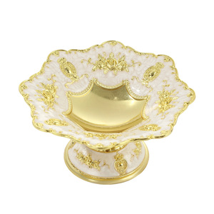 Dropshipping Shopify, Frutero de Aleación de Zinc, Estilo Vintage de Lujo, Decoración para el Hogar, Bandeja Decorativa para Servir - Product Image 1
