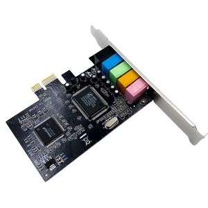 Carte son interne Pci E Cmi8738, audio stéréo avec réverbération pour ordinateur de bureau Win7 - Product Image 5