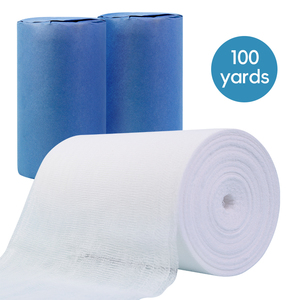 Rouleau de gaze absorbante en coton jumbo 90 cm x 100 m, gaze hydrophile médicale chirurgicale pour pansement des plaies en milieu hospitalier - Product Image 6