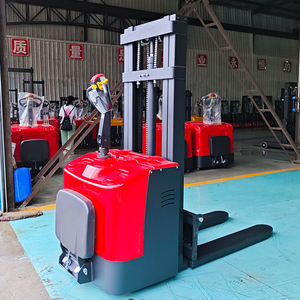 Elevatore elettrico 1 1.5 2 6 ton carrello elevatore in piedi stakers elettrici bonificatori - Product Image 3