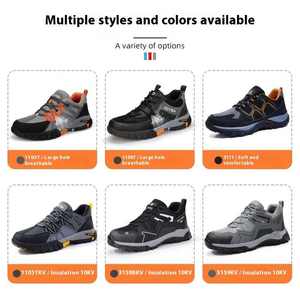 OEM Men's Breathable Anti-Smash Work Shoes Steel <b>Toe</b> <b>Cap</b> Safety Shoes Puncture-Resistant Wear-Resistant Protective Safety Shoes - Product Image 3