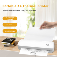 Imprimante portable A80 A4, imprimante thermique pour les voyages, prend en charge les formats de papier US Letter 8,5x11 et A4